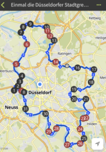 Read more about the article 100 km Wandern – Rund um Düsseldorf
