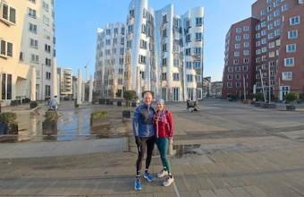 Sightrunners aus Holland vor den Gehry Bauten